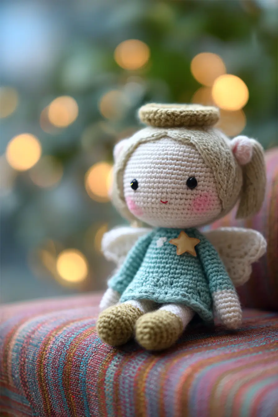 Crochet Angel Amigurumi — Halo, Wings & Soft Toy Pattern