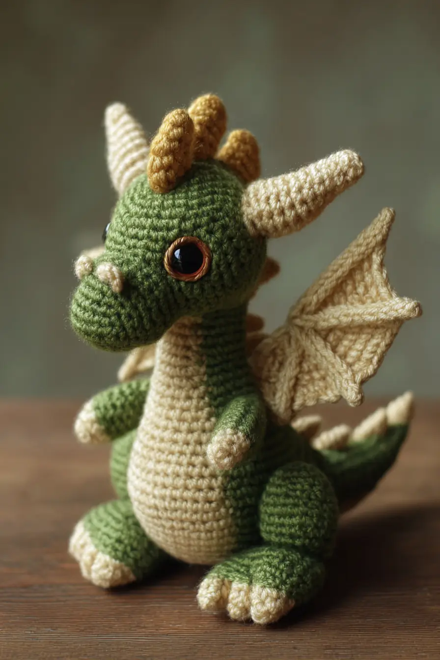 Crochet Green Dragon Amigurumi — Materials, Stitches & Safety Tips