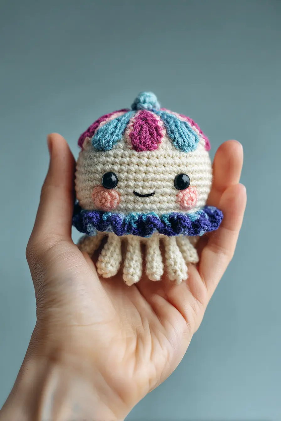 Crocheted Jellyfish Amigurumi — Small Soft Toy Pattern