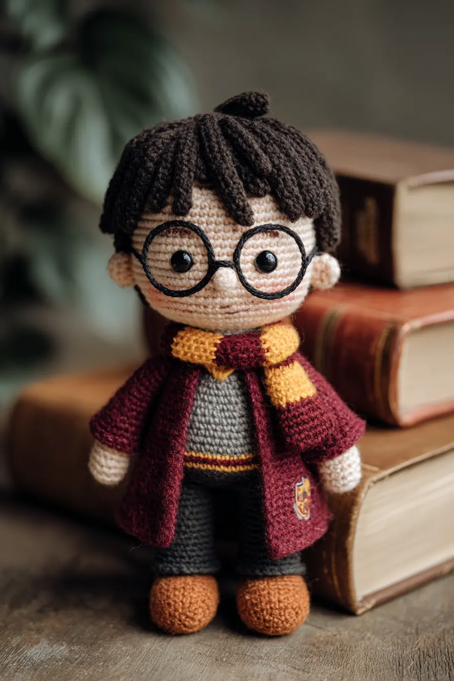 Crocheted Wizard-Inspired Amigurumi Doll — Pattern, Materials & Tips