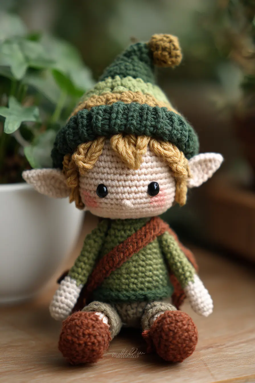 Crocheted Elf Amigurumi — Pattern Notes, Materials & Safety Tips