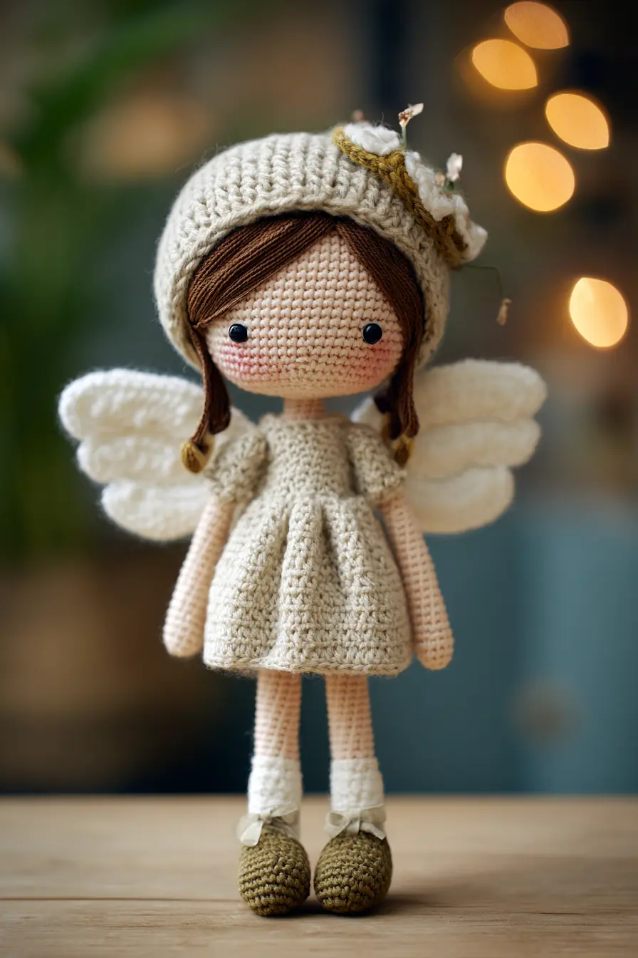 Crocheted Amigurumi Angel Doll — Materials, Stitches & Safety Tips