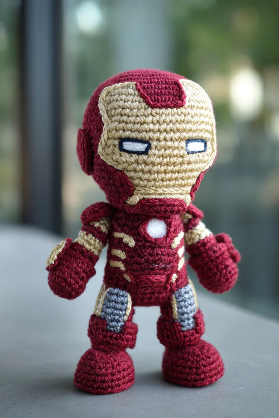 Iron Man Amigurumi Crochet Guide — Yarn, Hook, Stitches & Safety