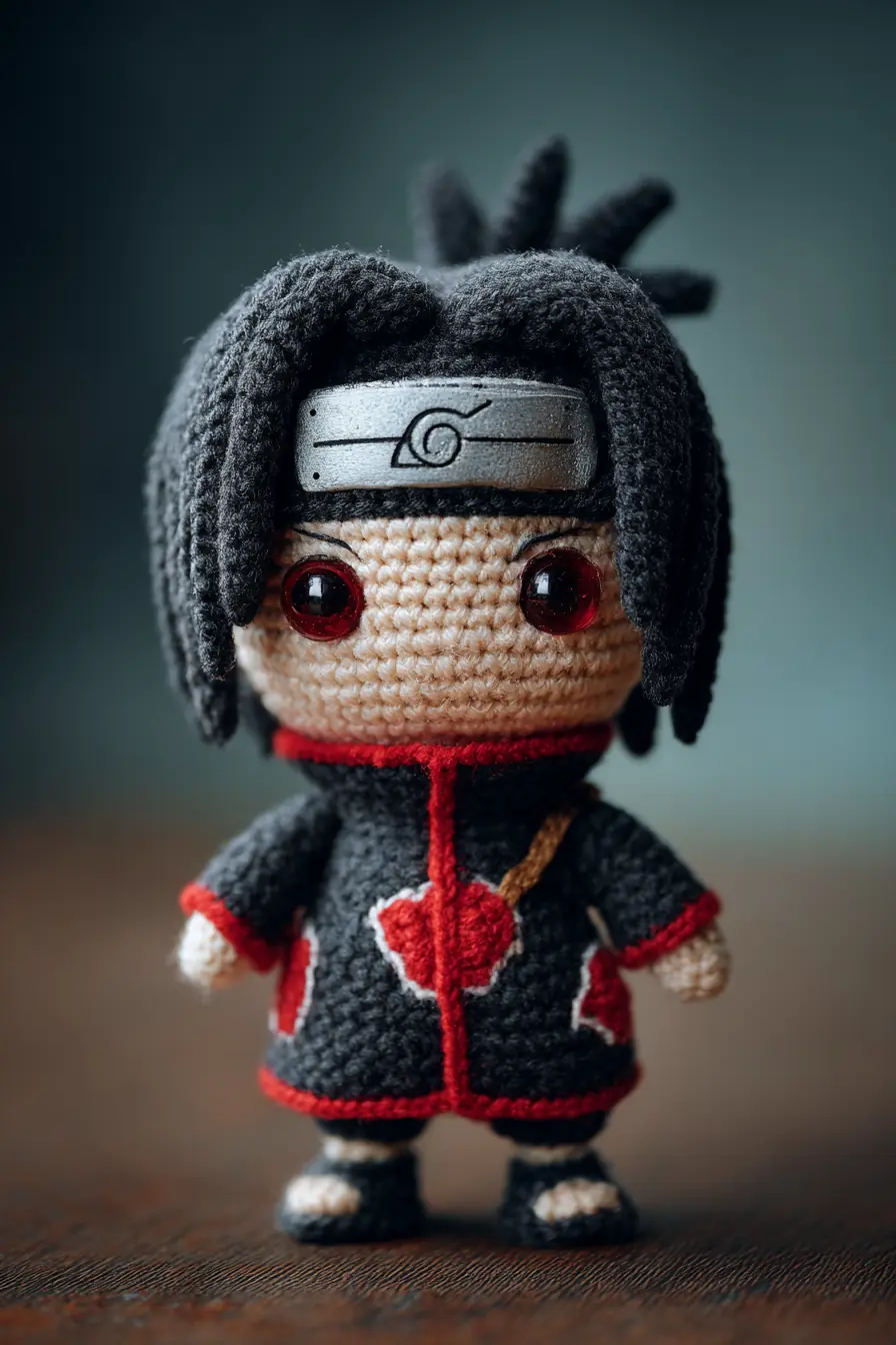 Itachi Uchiha Amigurumi — Crochet Naruto Akatsuki Chibi Doll Pattern
