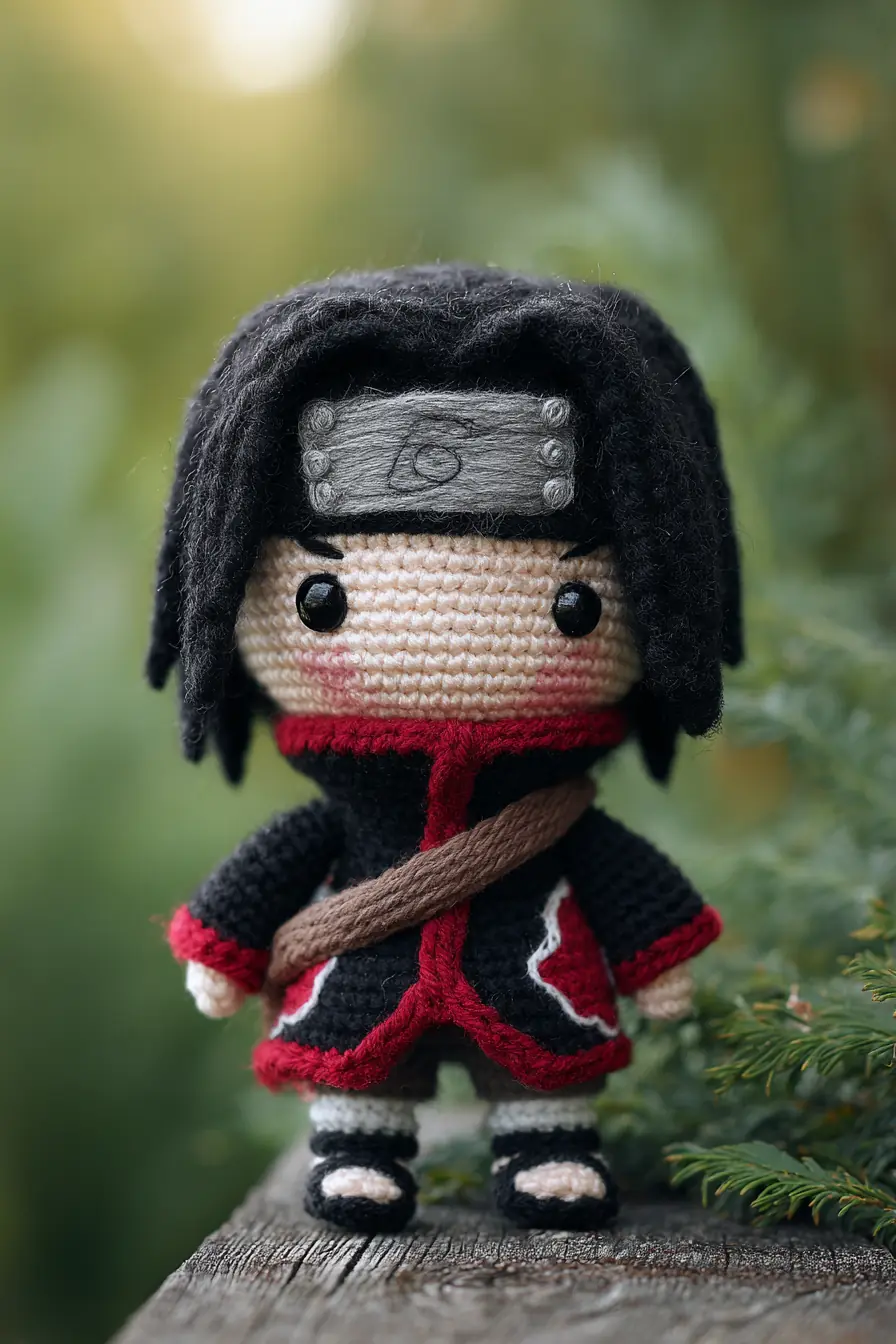 Itachi Akatsuki Amigurumi — Crochet Doll Materials, Stitches & Tips