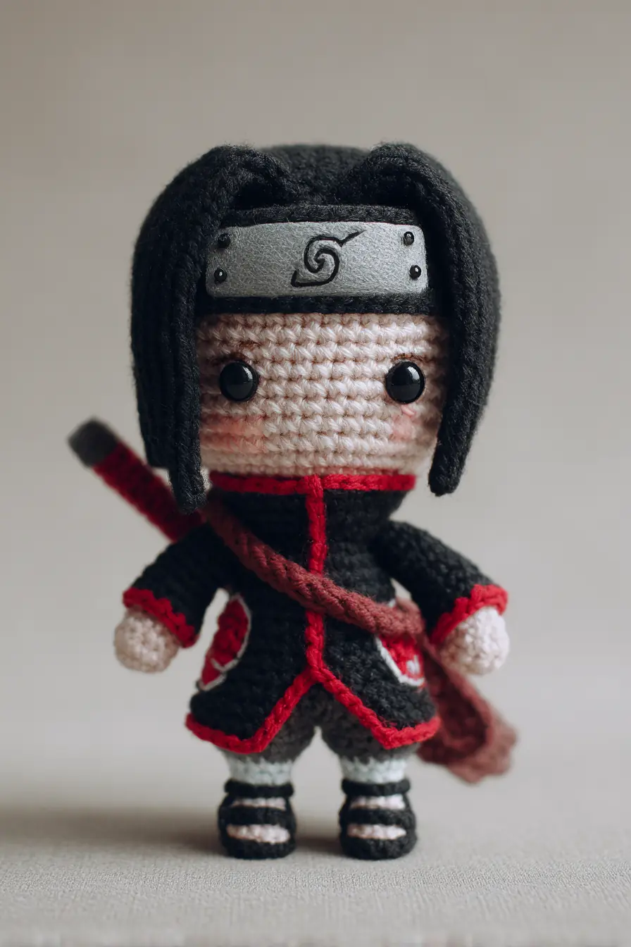 Itachi Amigurumi Crochet Doll — Chibi Ninja Pattern