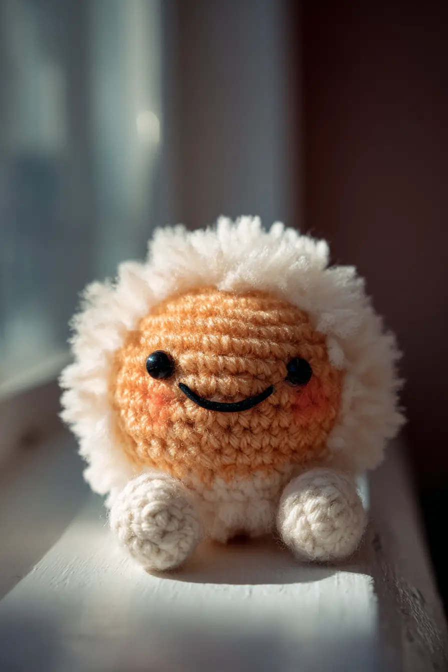 Sun Amigurumi Crochet Pattern — Soft Plush Toy (Worsted Yarn, 3.5mm Hook)