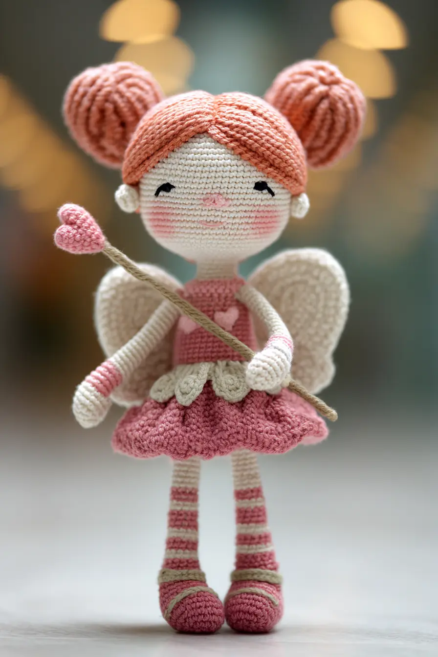 Cupid Fairy Amigurumi — Crochet Doll Pattern with Wings and Heart Wand
