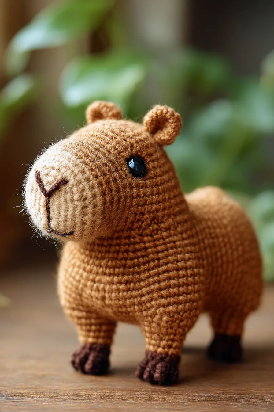 Cute Capybara Amigurumi Crochet Pattern — Materials, Stitches & Tips