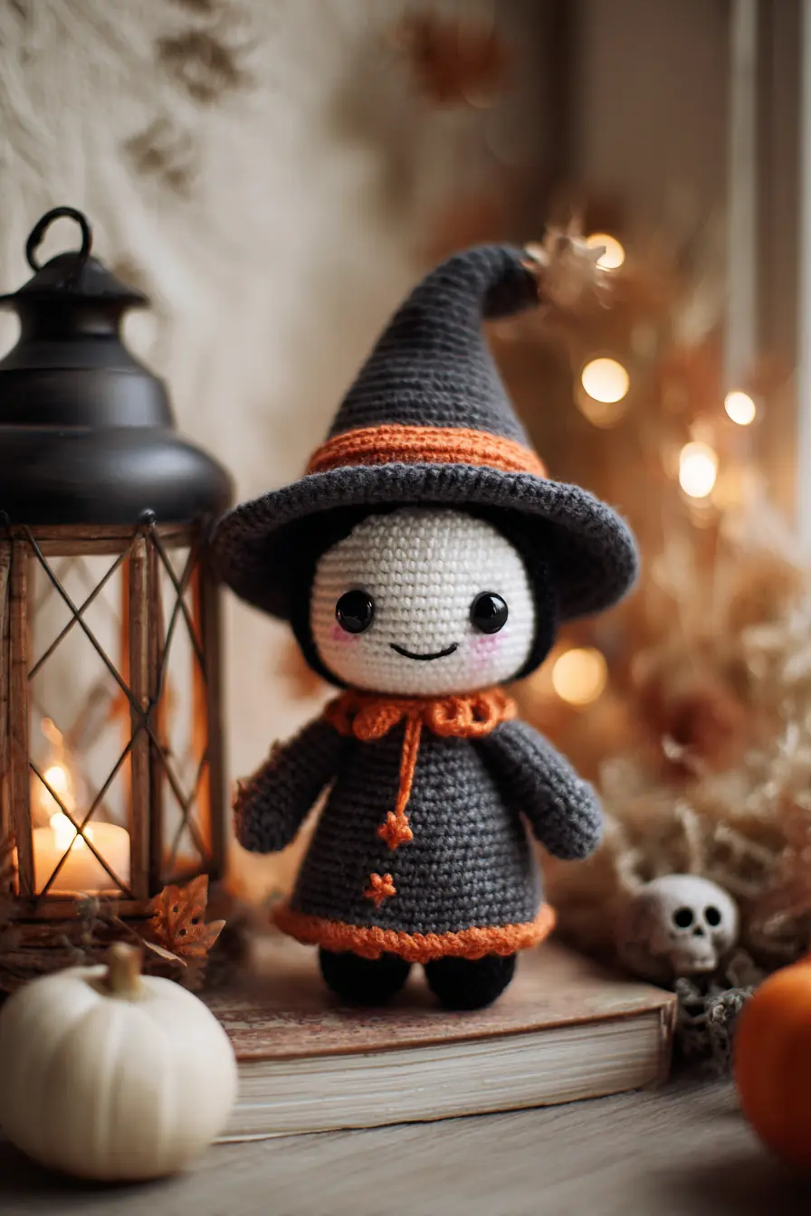 Cute Witch Amigurumi Pattern — Crochet Doll with Hat & Dress