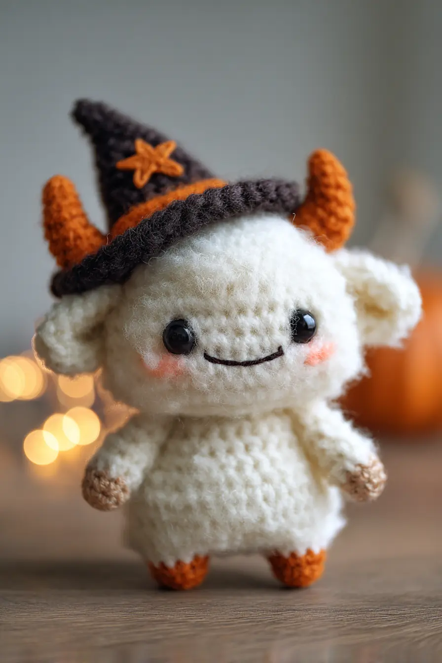 Cute Witch Goat Amigurumi — Materials, Stitches, Size & Safety Tips
