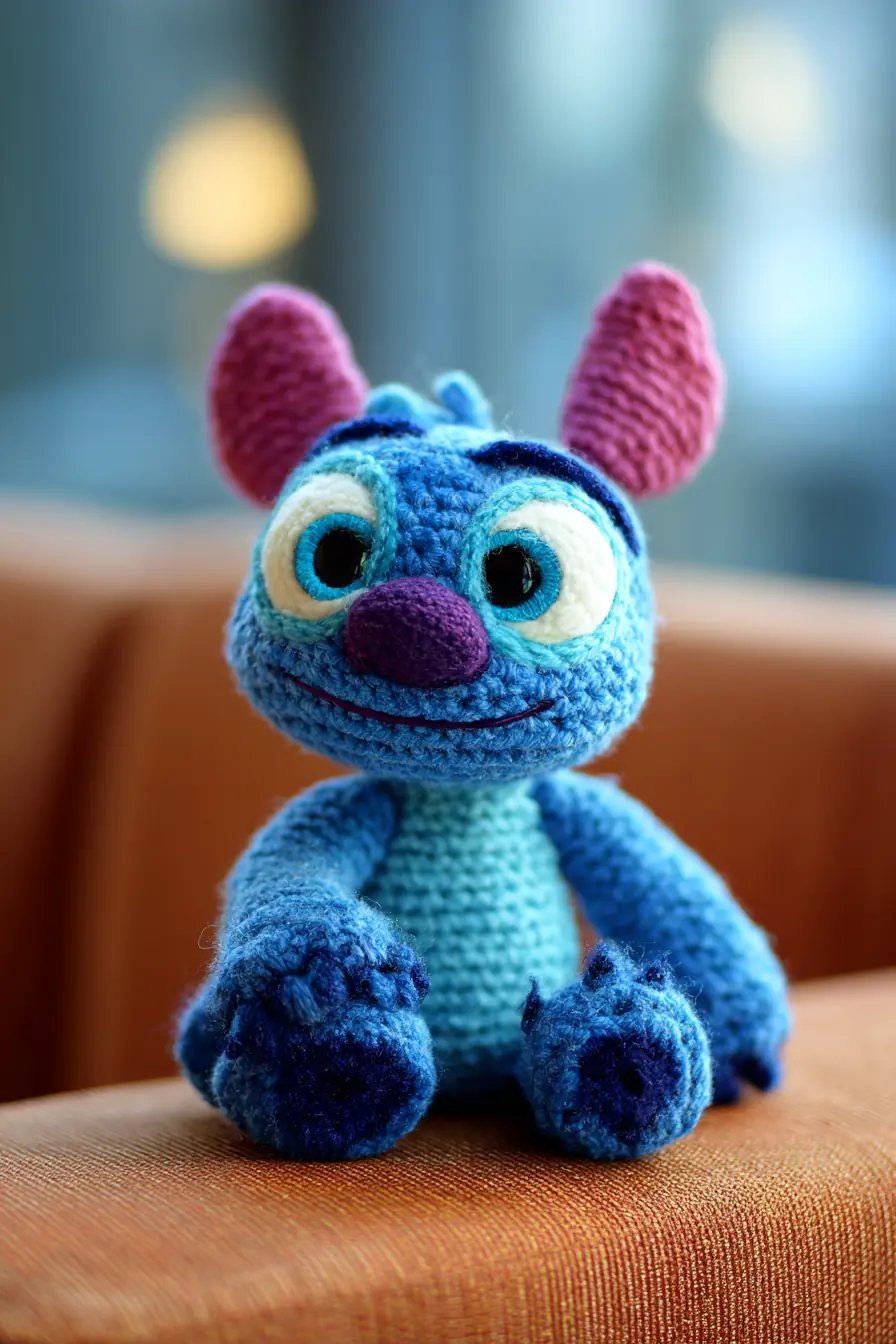 Cute Blue Amigurumi Monster — Crochet Pattern & Materials Guide