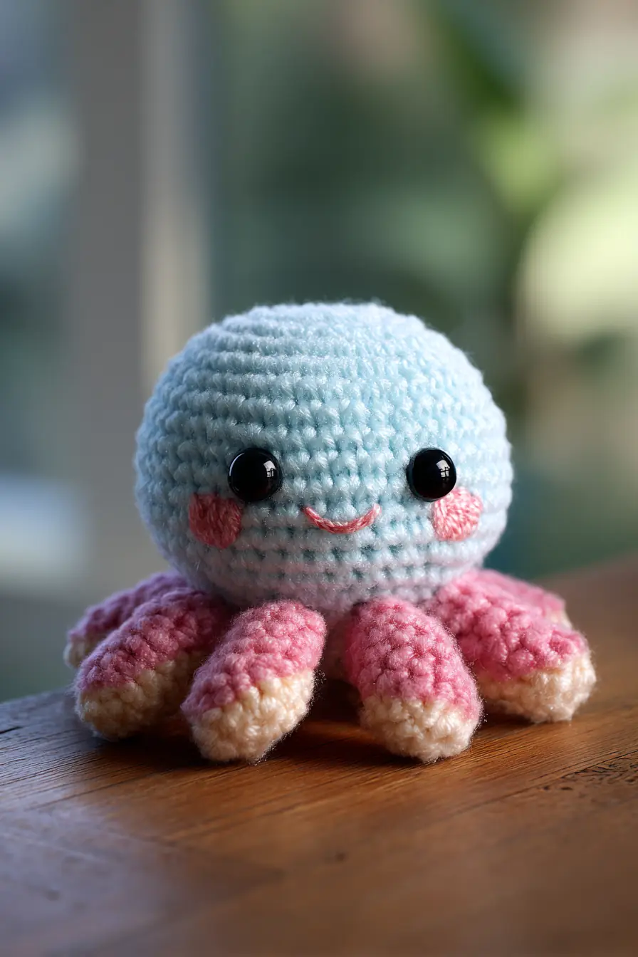 Cute Amigurumi Octopus Plush – Crochet Pattern & Baby-Safe Toy
