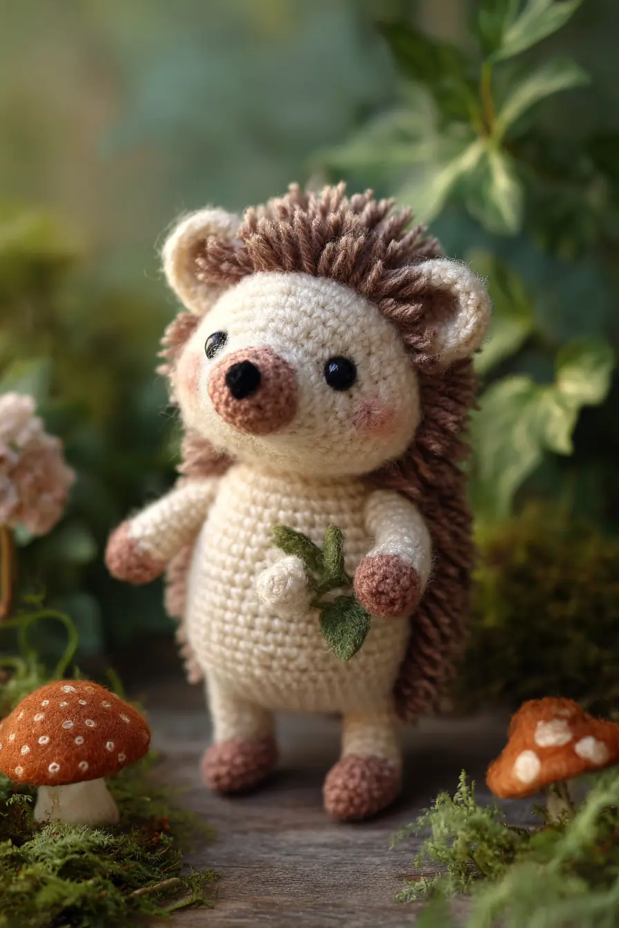 Cute Amigurumi Hedgehog Crochet Pattern – Materials, Stitches & Finishing Tips