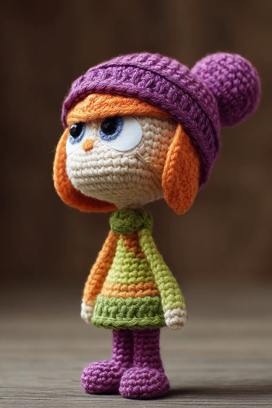 Cute Amigurumi Girl Doll Crochet Pattern — Hat, Dress & Boots