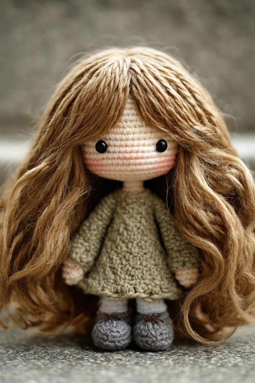 Cute Amigurumi Girl Doll — Crochet Pattern for Long-Haired Doll