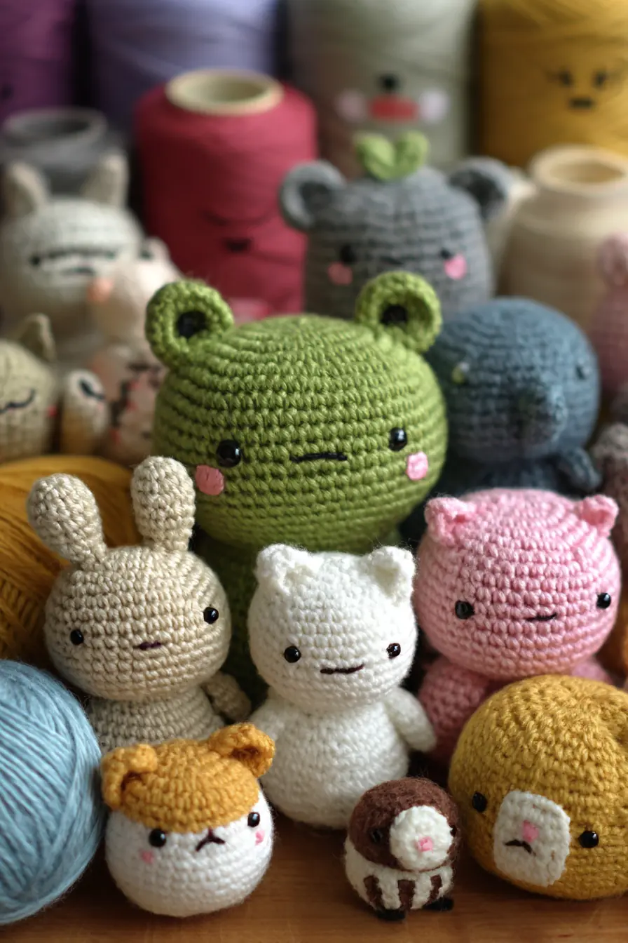 Cute Amigurumi Animal Set — Materials, Size & Stitching Tips
