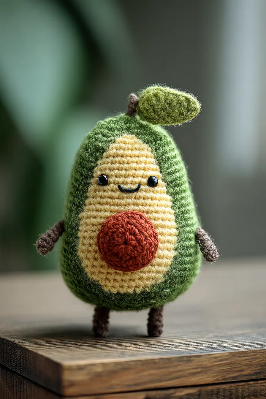 Cute Amigurumi Avocado Crochet: Materials, Stitches & Safety Tips