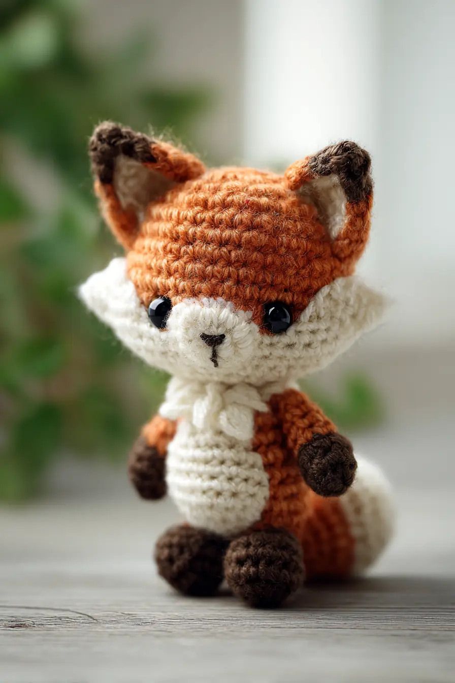 Cute Crochet Fox Amigurumi — Materials, Stitches, Size & Safety Tips
