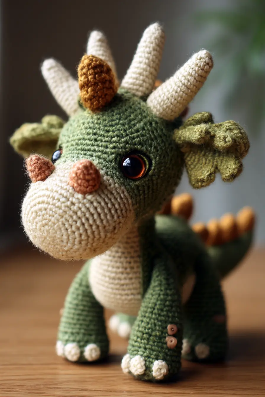 Cute Crochet Dragon Amigurumi — Materials, Stitches & Safety Tips