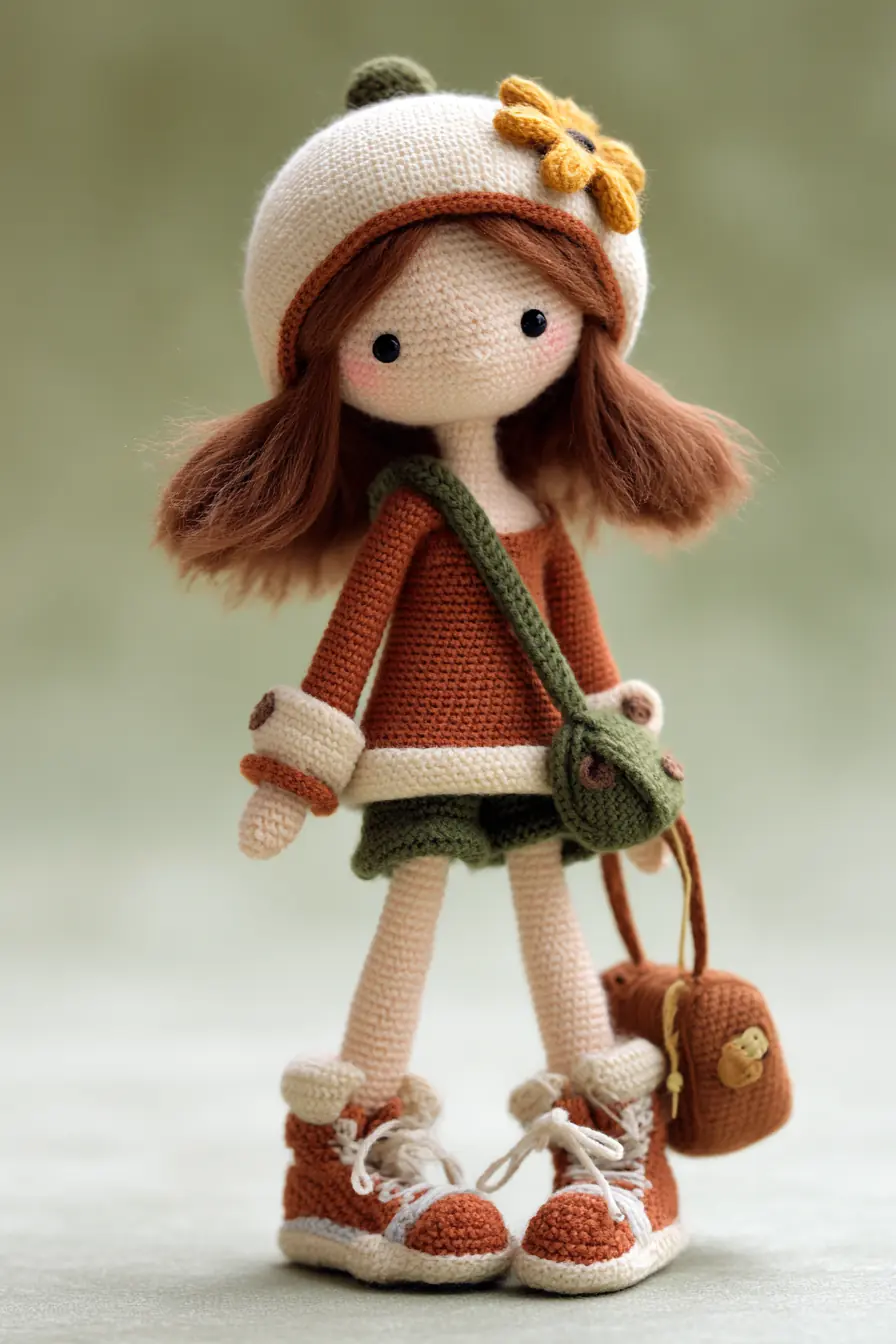 Autumn Girl Amigurumi Crochet Doll — Materials, Stitches & Safety Tips